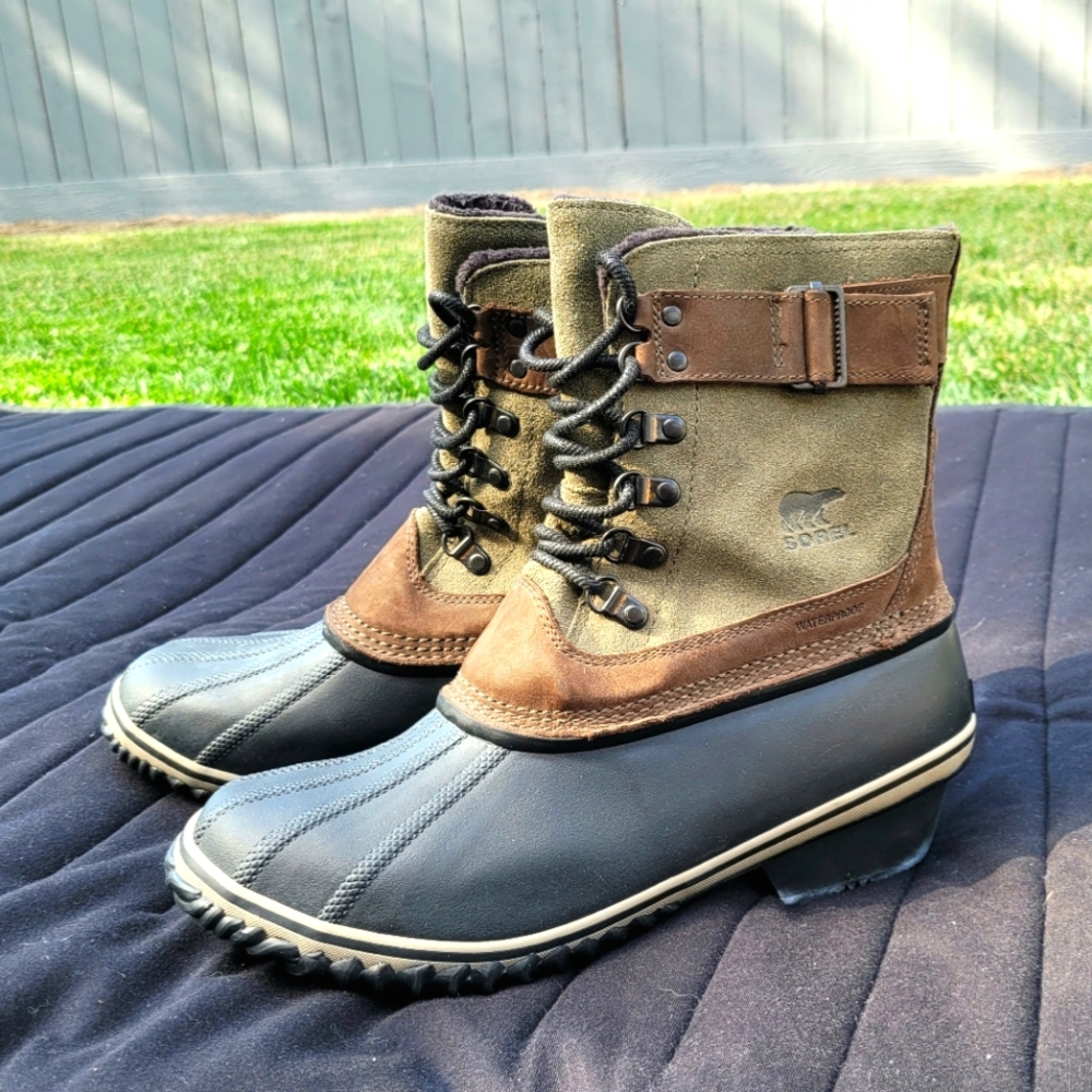Sorel Fancy Lace II Waterproof Duck Boots Sz 11
